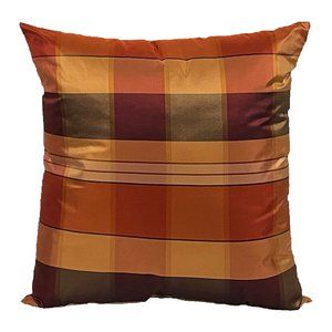 Harvest Plaid Accent Pillow - NEW